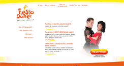 Desktop Screenshot of fiesta-dance.cz